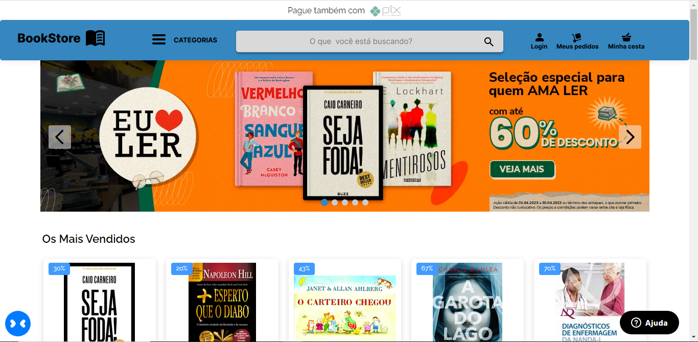 E-commerce de Livraria